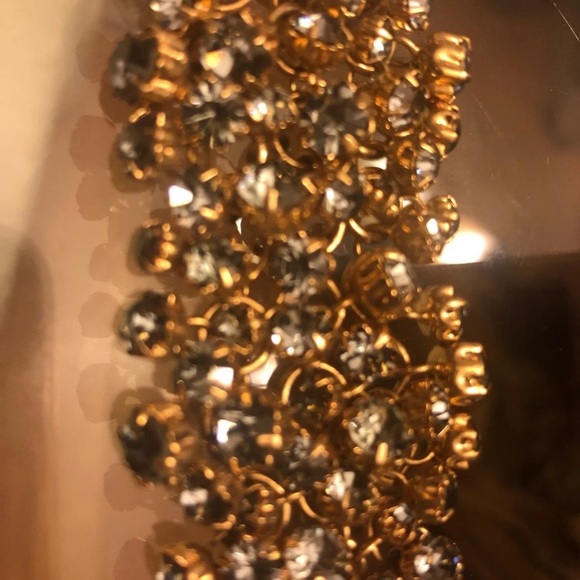 Jcrew blue rhinestone bracelet - Picture 3 of 4